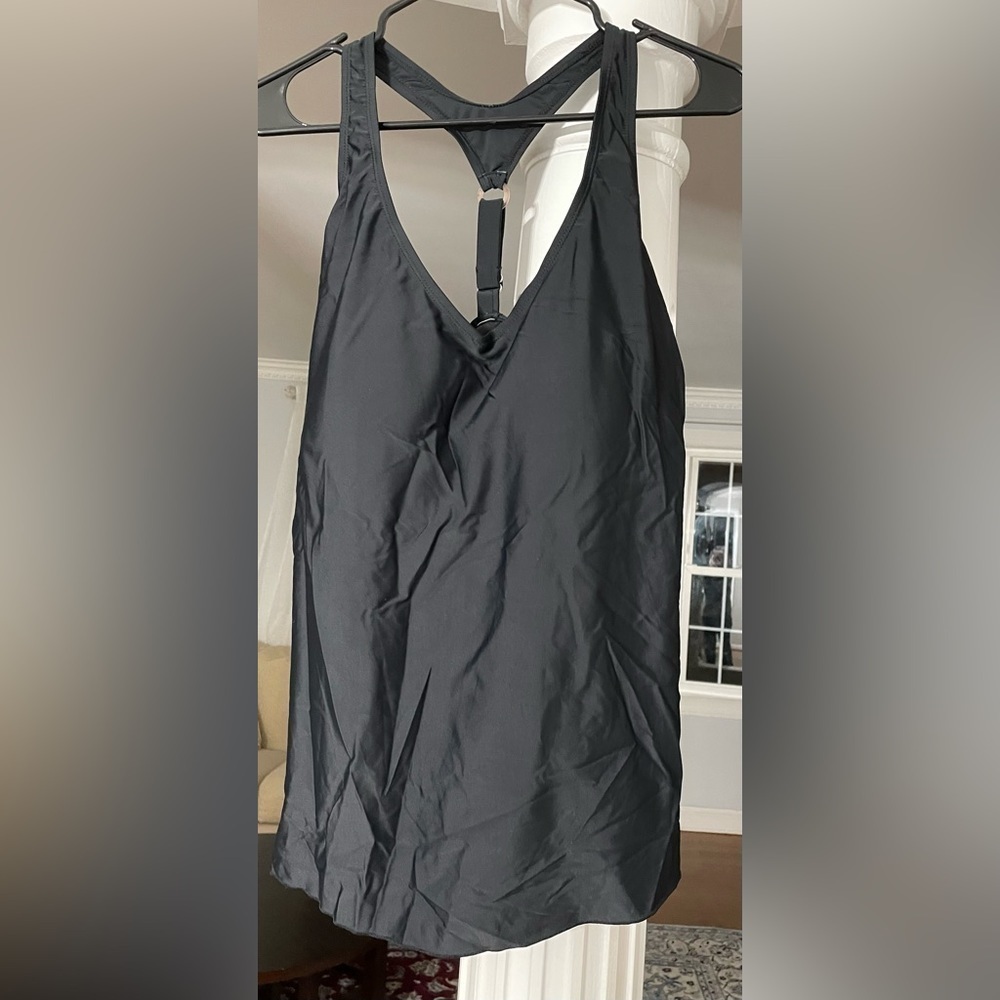 Septagle women’s swim wear: black swimsuits to/ tank , bildin bra size 18